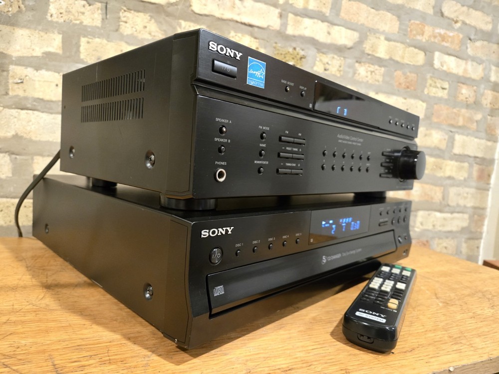 sony cd / usb stereo system with remote Serviced Fully Functional