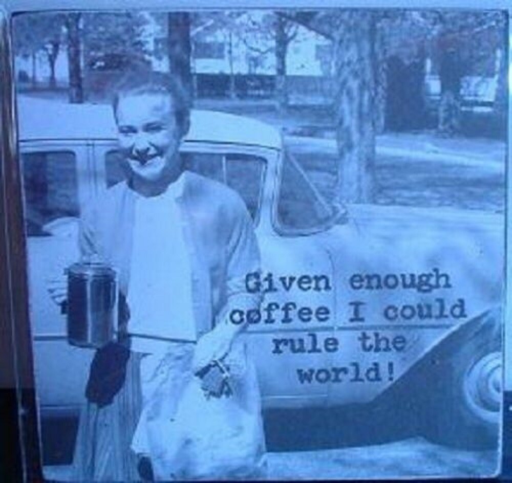 Trash Talk by Annie Refrigerator Magnet--Enough Coffee
