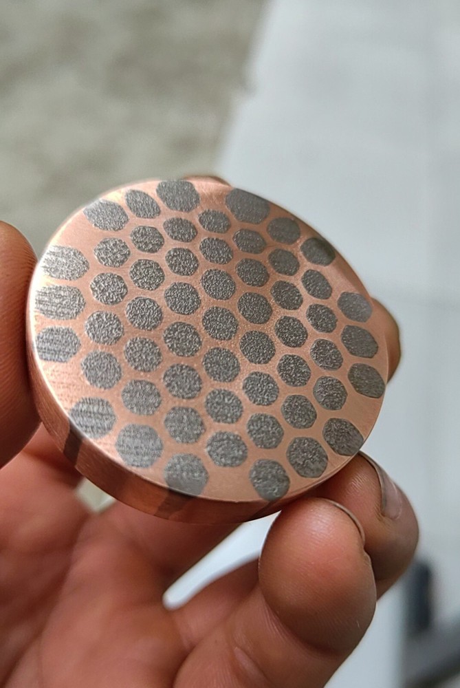 Superconductor worry coin 46mm diameter 10mm thick