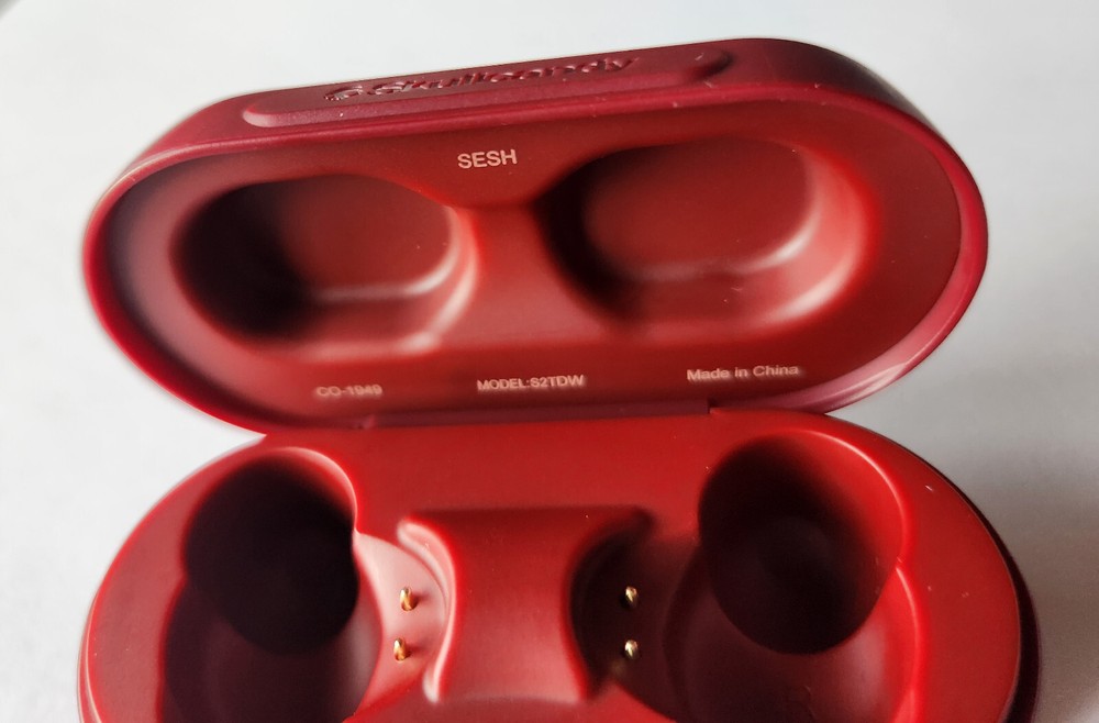 Original Red CHARGING CASE ONLY for Skullcandy Sesh S2TDW Wireless Earbuds
