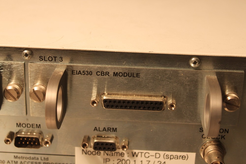 METRODATA AP3000 SATELLITE MULTI-PORT ATM ACCESS PROCESSOR #1