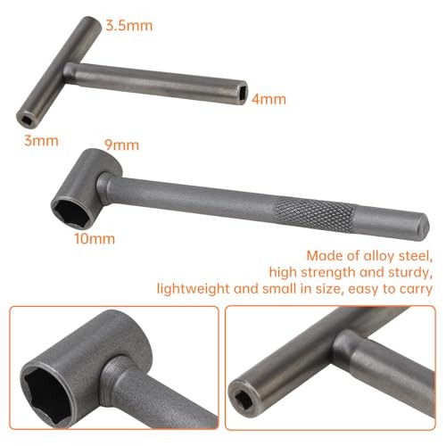 4pcs Motorcycle Engine Valve Adjusting Tool Kit Valve Hexagonal Square Hole