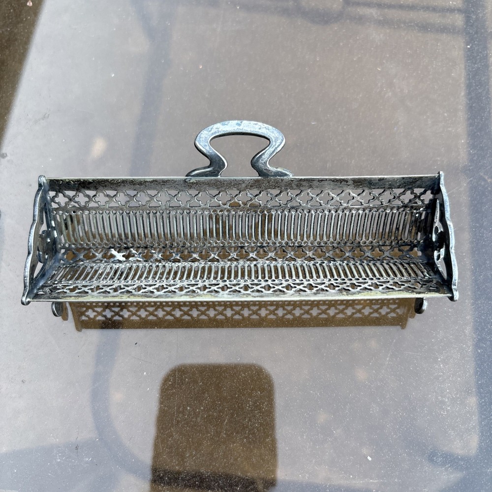 Silver Serving Dish with Mint Tray