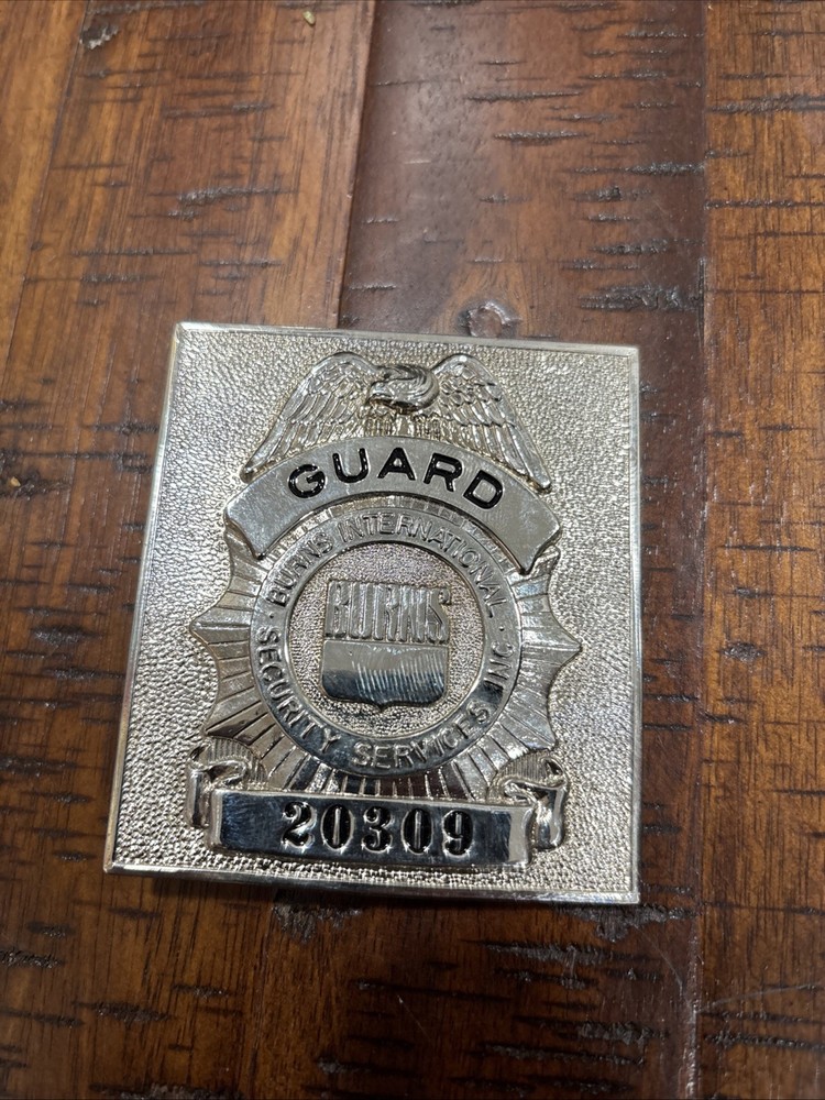 3 Security Guard Badges