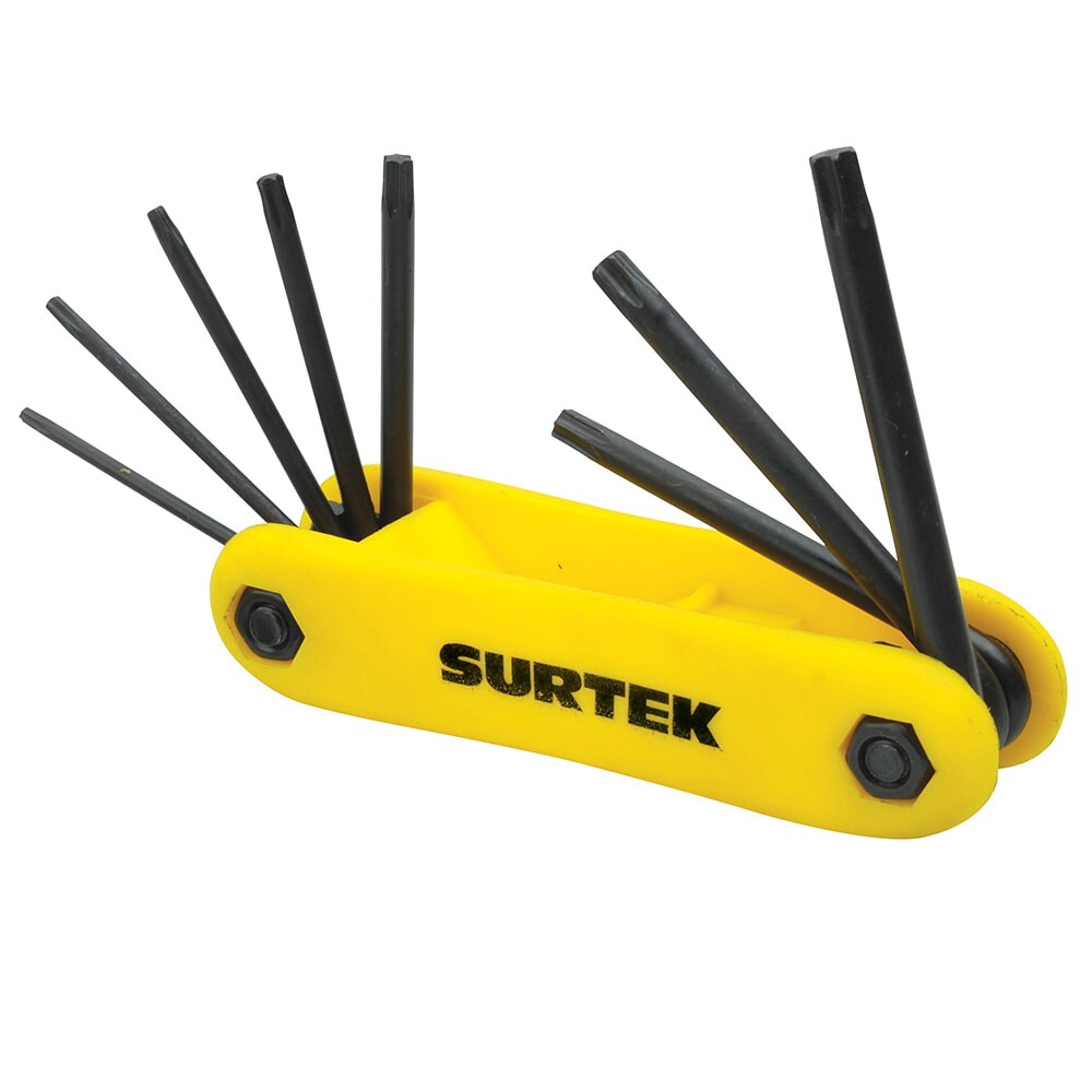 Surtek ALLFTNP8 Folding Torx-Key 8 Piece Set