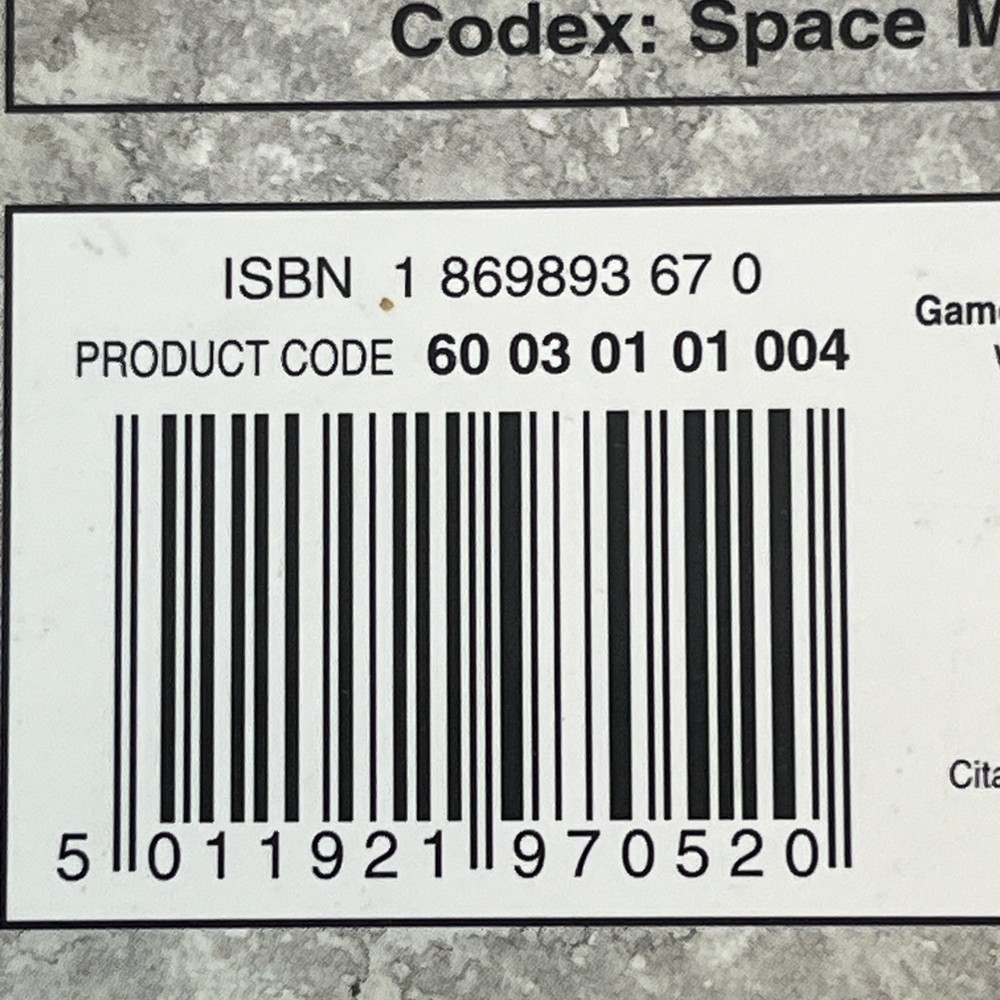 Warhammer 40K Codex Dark Angels - 1999 2nd Edition Games Workshop Supplement