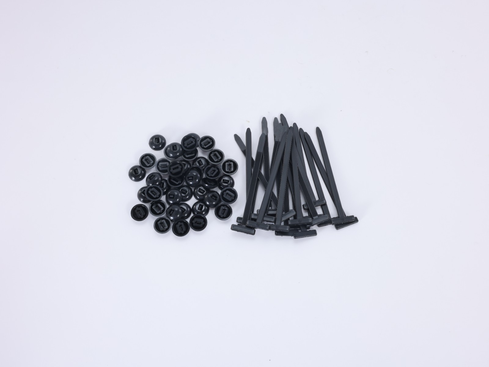 100PCS Nylon Universal Cable Heavy Duty Tie Buckle Self Locking Zip Ties Holder