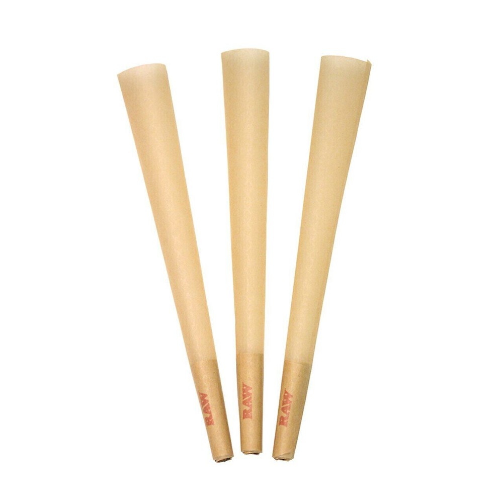 Authentic Raw Classic 98mm Cones w/Filter tips pre rolled 100 CONE