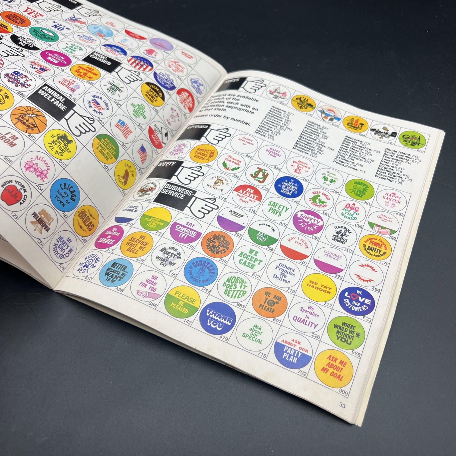 Badge A Minit Button Making Equipment Catalog 1982 Order Form Designs Ideas Zine