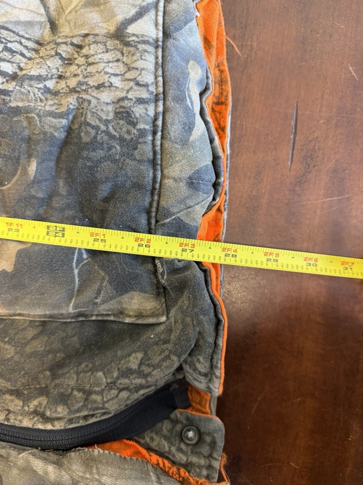 Real Trees Zip Up Camo Jacket Men's X-Large Regular Problem With Zipper Pictured
