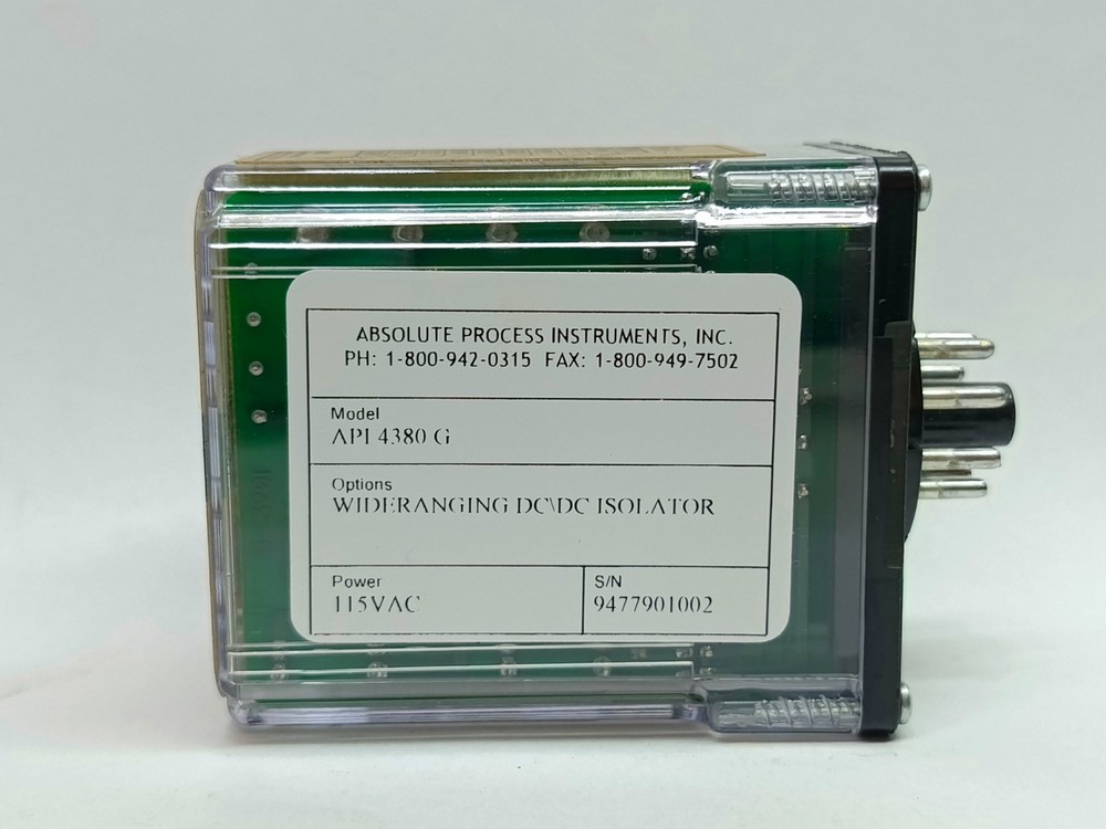 AP I4380 G DC/DC Isolator Absolute Process Instruments 115VAC