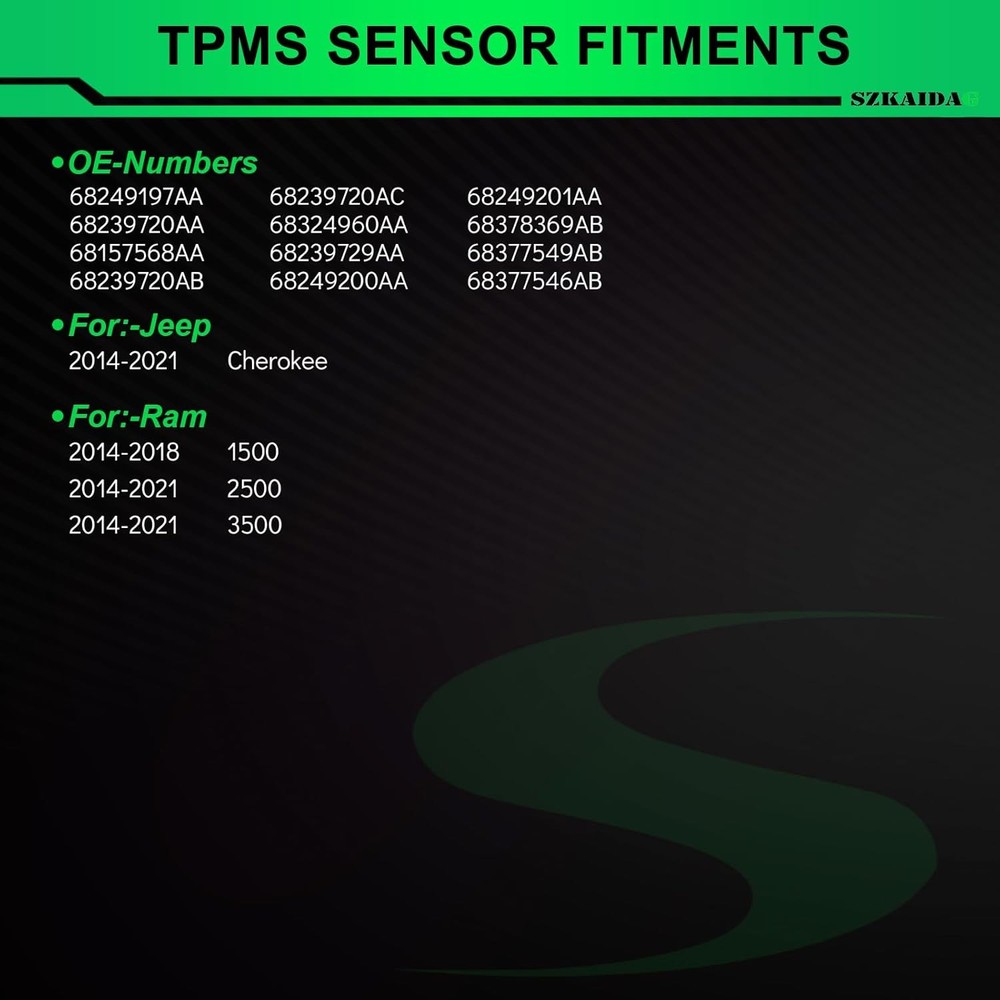 Tire Pressure Sensor Pre-Programmed 434MHz TPMS for:-RAM 1500 2500...