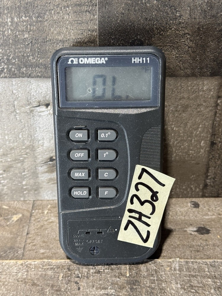 OMEGA HH11 Digital Thermometer (Missing Leads)