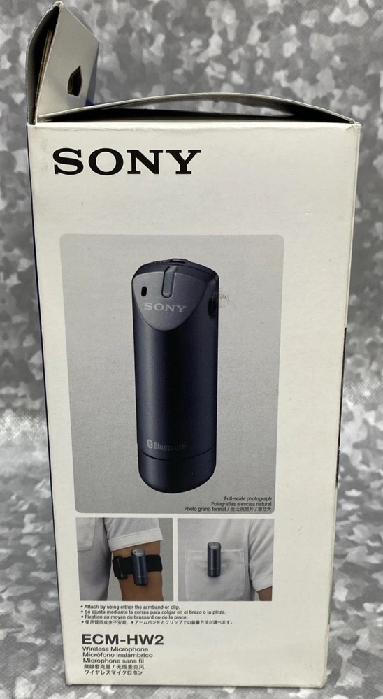 SONY ECM-HW2 CONDENSER WIRELESS CONSUMER MICROPHONE W/ BLUETOOTH