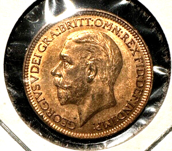 Great Britain 1936 farthing KM 825 BU