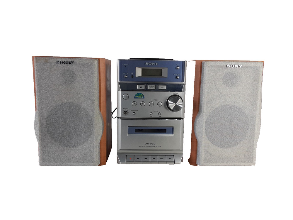 Sony Compact Disc Deck Receiver HCD-EP313 with Speaker System SS-CEP313-UNTESTED