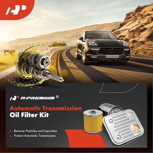 Automatic Transmission Fluid Filter with Pan Gasket, Compatible with Chevry,