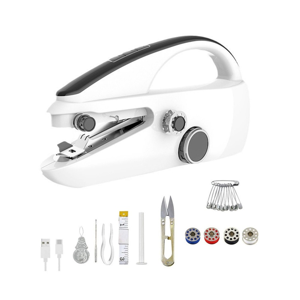 1 Set Handheld Sewing Machine W/Complete Accessory Kit Home Use DIY Tool