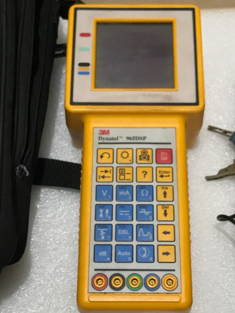 3M Dynatel 965DSP Subscriber Loop Analyzer w/Leads & Case - Read Description