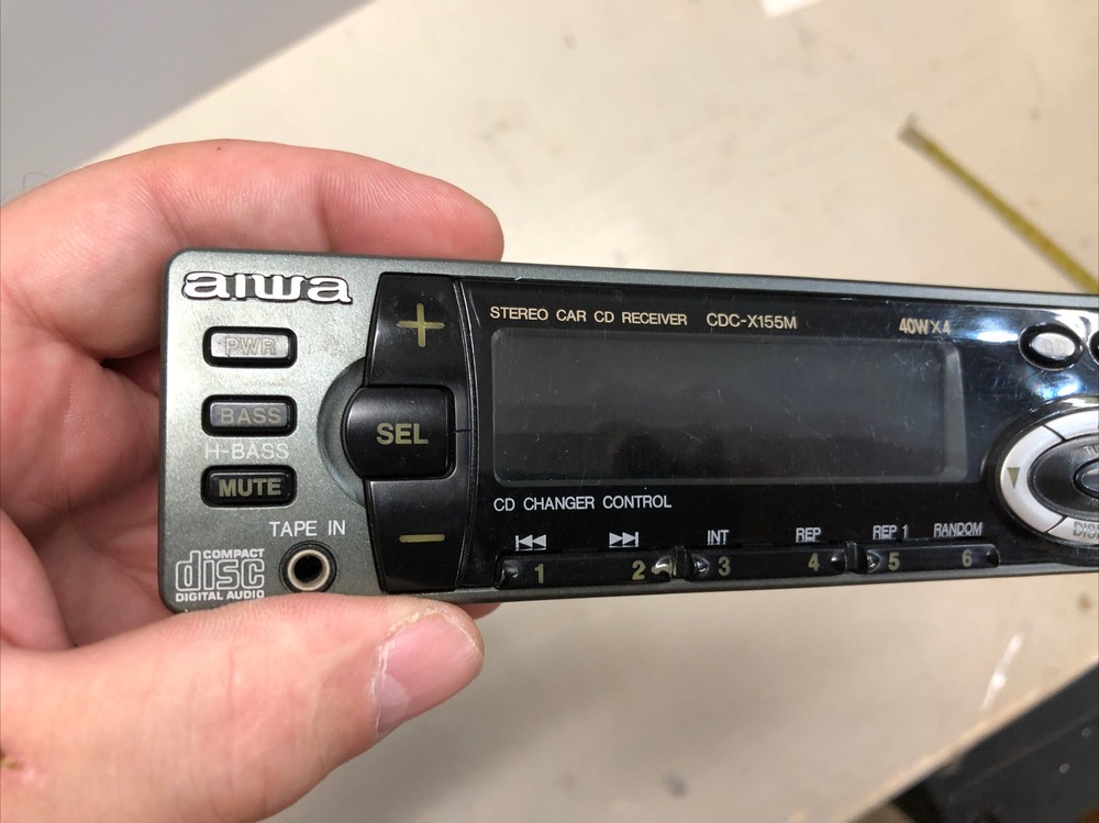 Aiwa CDC-X155M Car Audio Removeable Face Plate Only with Case