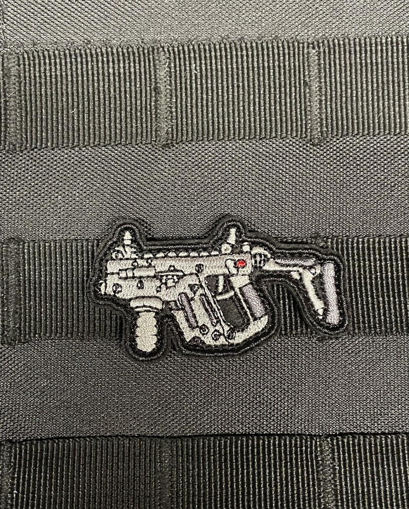 Vector SMG Submachine Gun Patch Army Weapon Tactical Morale Hook Loop Fennec