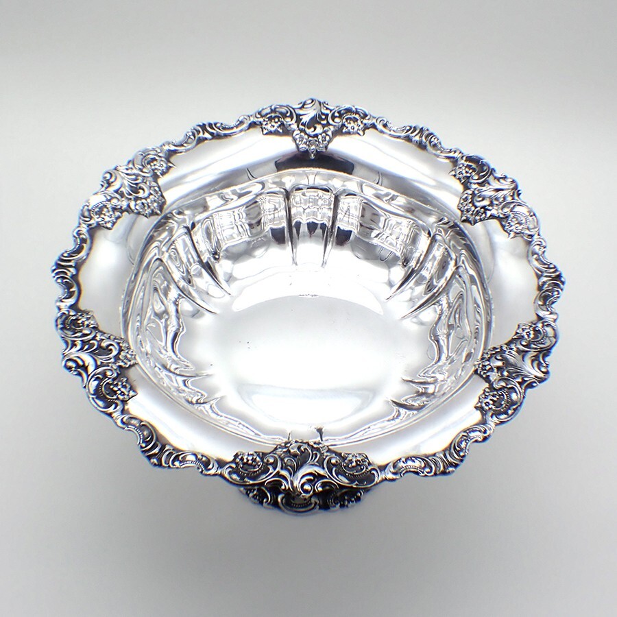 Baroque Footed Bowl Wallace Silverplate