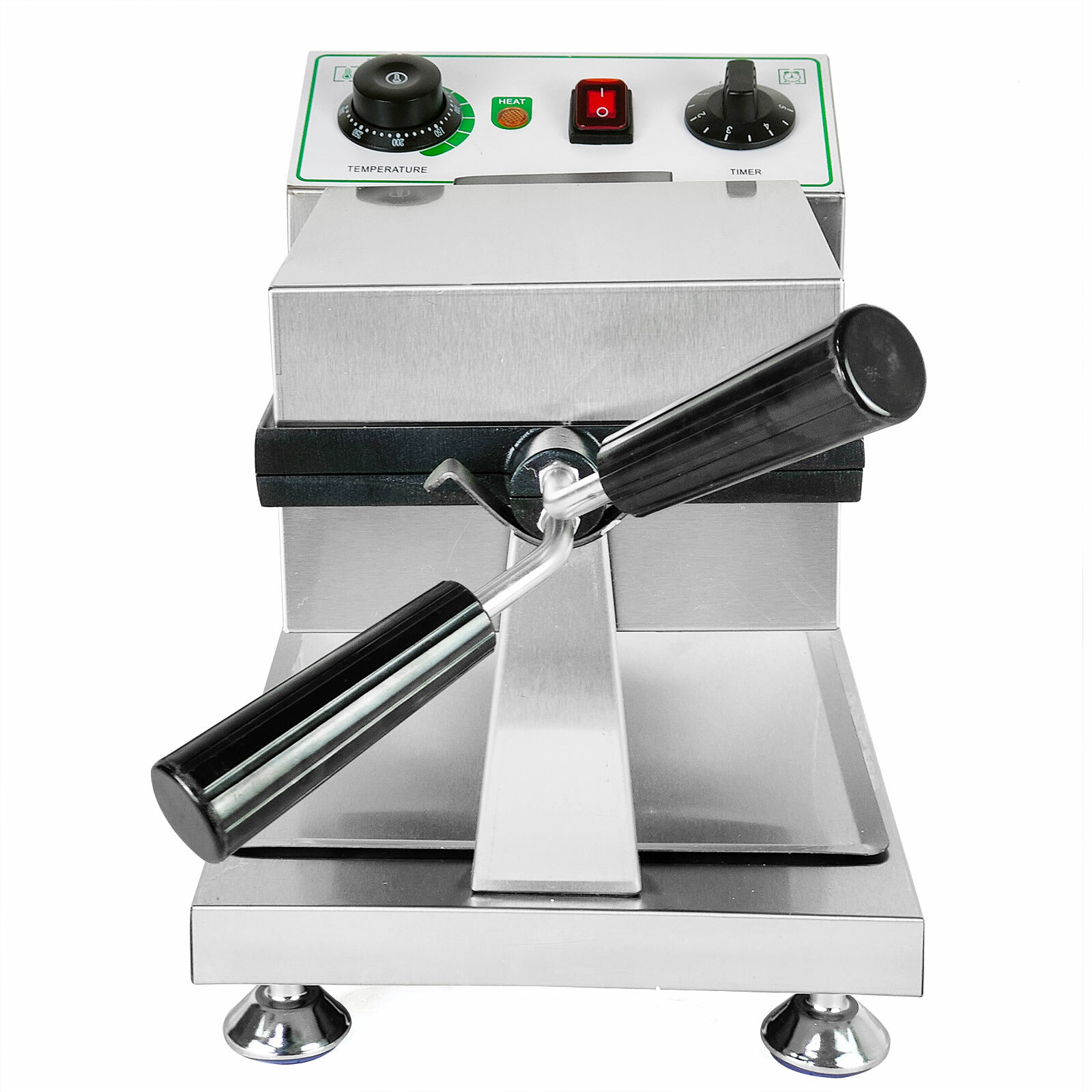 Commercial Waffle Maker Machine Stainless Electric Bubble Egg Cake Maker New