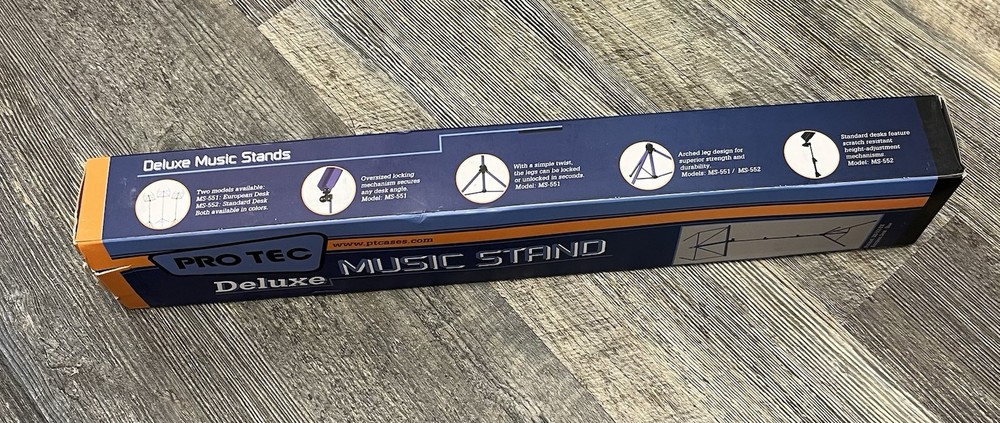 Pro Tec Deluxe Music Stand New Never Used