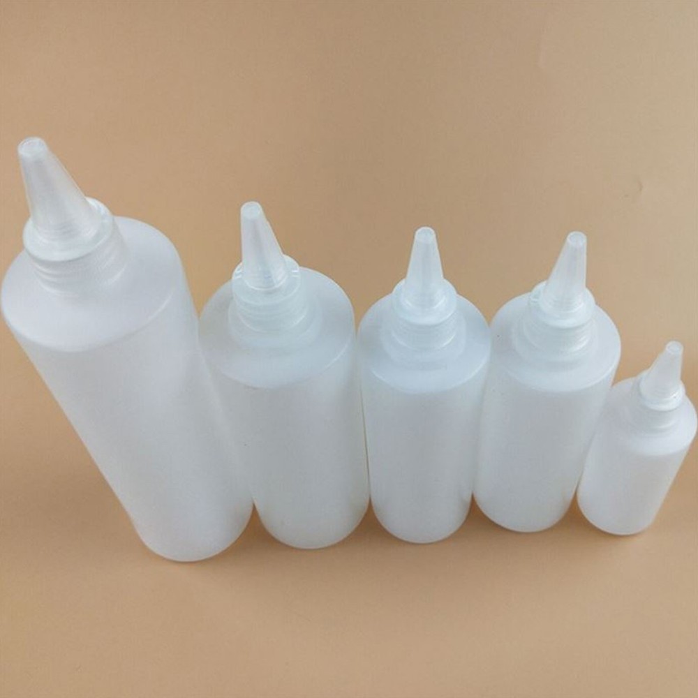6 Pcs 250 Ml Plastic Squeeze Bottles Applicator Liquid Dispenser