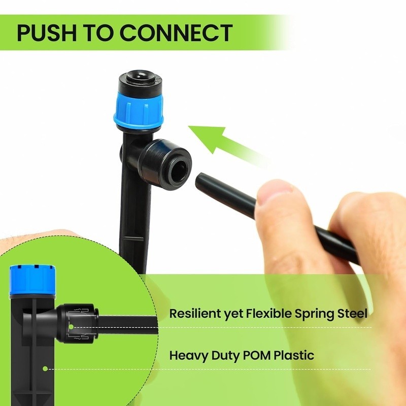 230FT Drip Irrigation Kit Automatic Watering System Easy Install Water Efficient