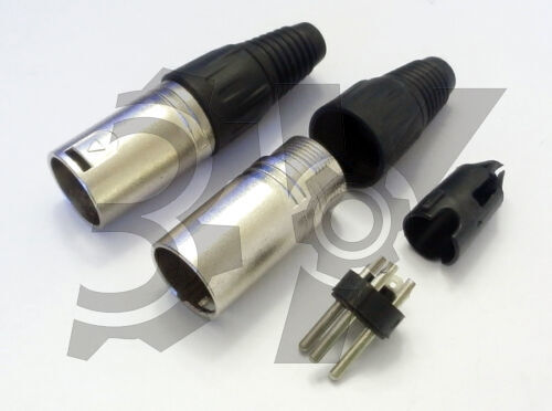 1PCS MicrophPatch Plug Connector XLR Male 3-pin NEW