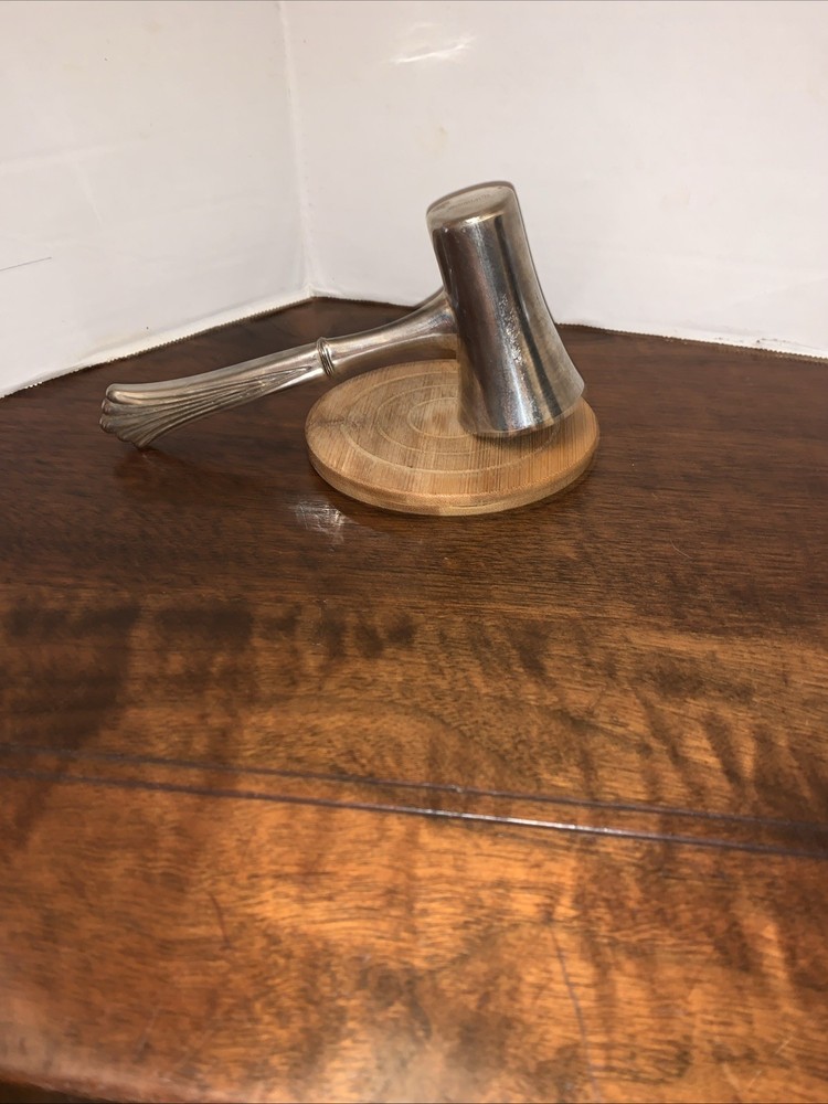 Vintage International Silver Company Silver Plated Heavy Jigger,Royal Plume