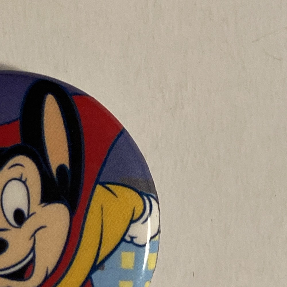 Mighty Mouse Button Pinback Dynamite Comics Superhero FREE SHIPPING