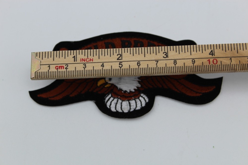 EAGLE WILD BREED Embroidered BIKER VEST PATCH NEW SEW ON PATCH