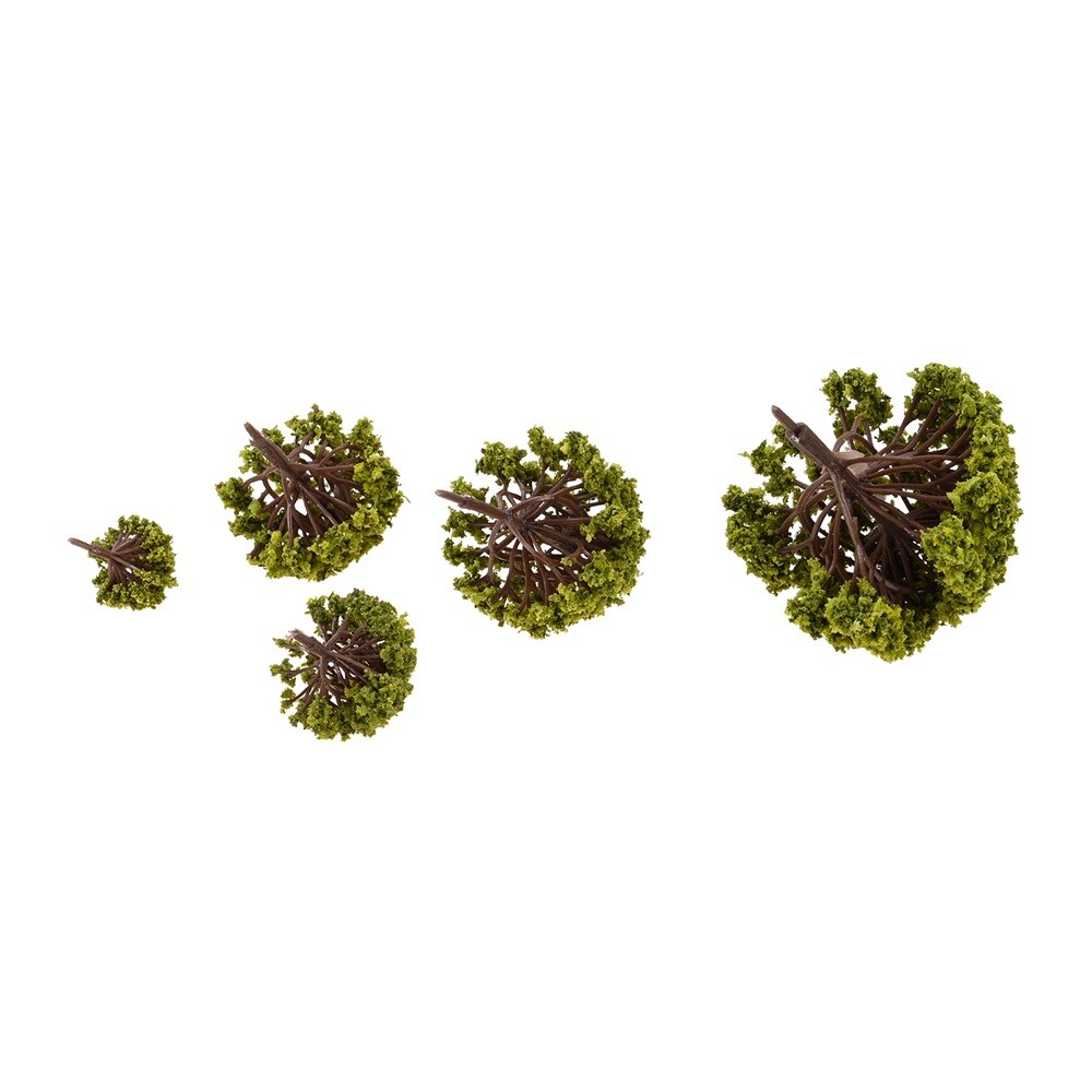 20pcs Model Trees Plastic Micro Landscape Miniature Garden Decor Layout Diorama