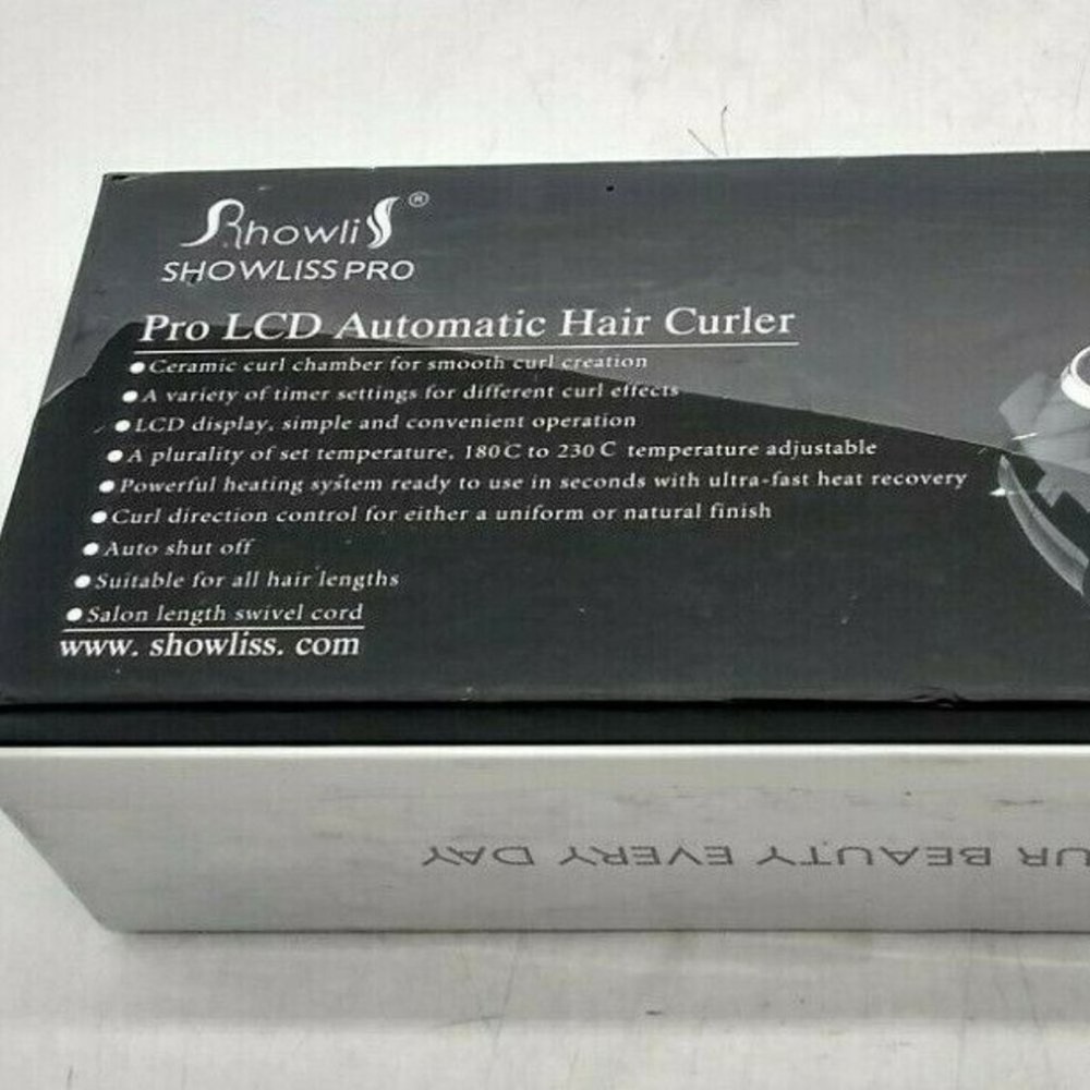 NEW SHOWLISS PRO LCD AUTOMATIC CURLER CERAMIC