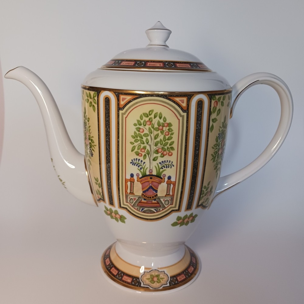 Royal Worcester Versailles Coffee Pot Mint Condition.
