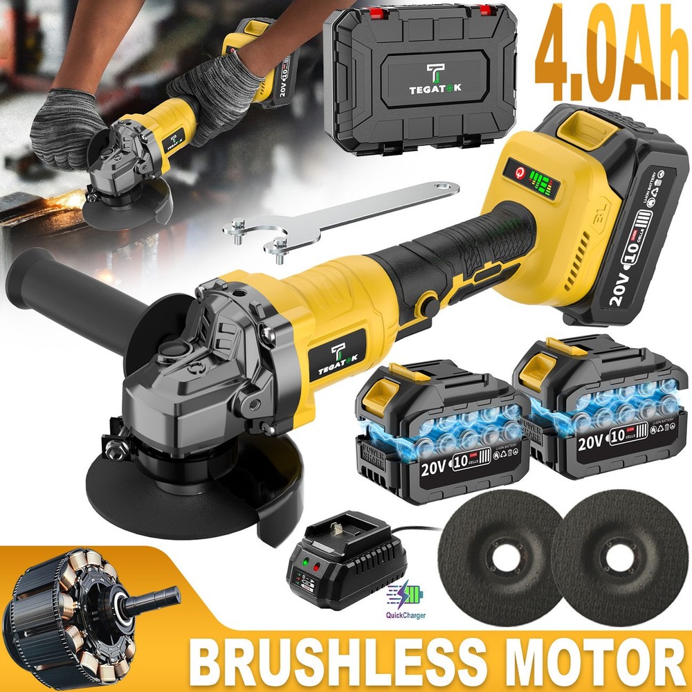 20VRechargeable Angle Grinder, Multifunctional Handheld Angle Grinder