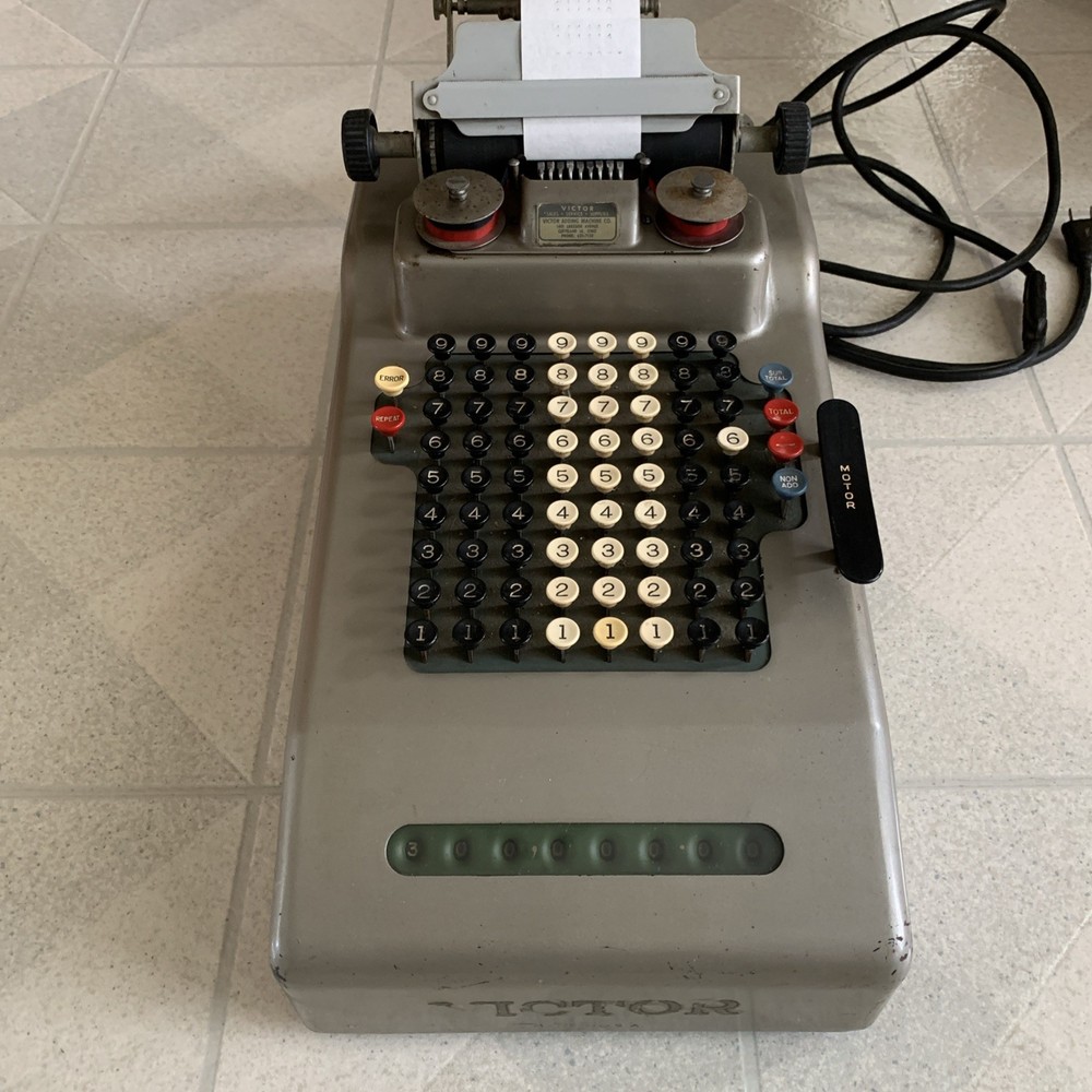 Victor Model W  Motorized adding machine Vintage 1920’s