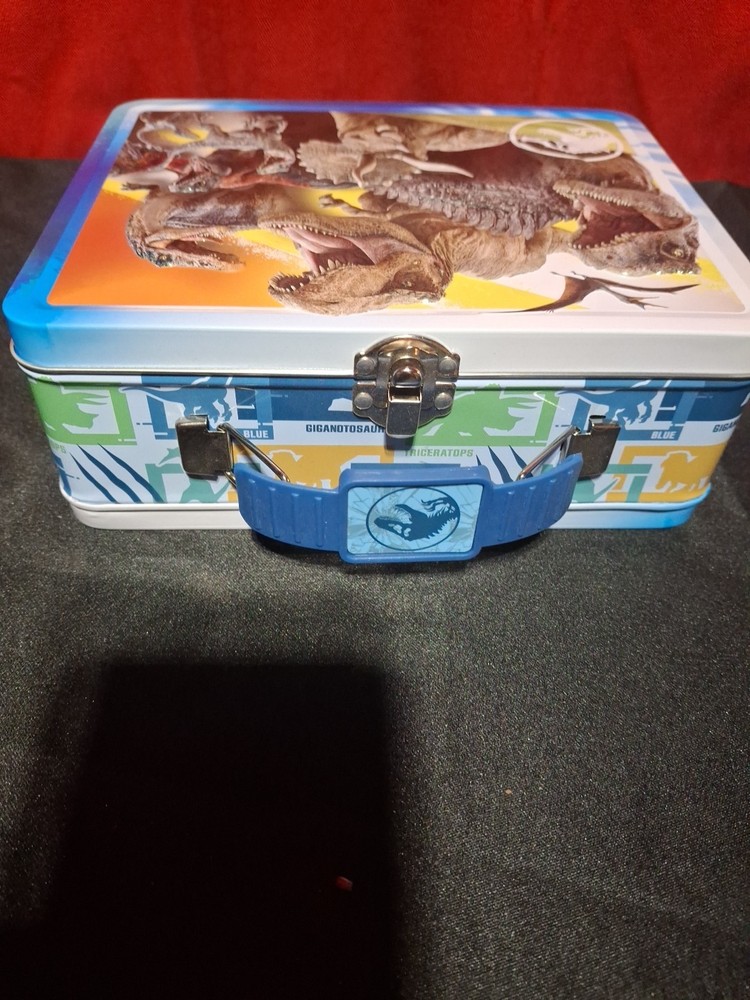 Metal Jurassic Park Lunch Box