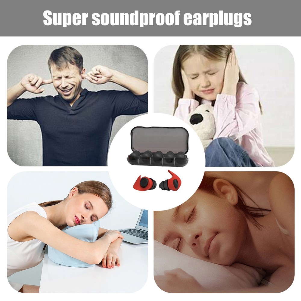 Super soundproof earplug for Side Sleeper Multipurpose Noise Cancelling Earplugs