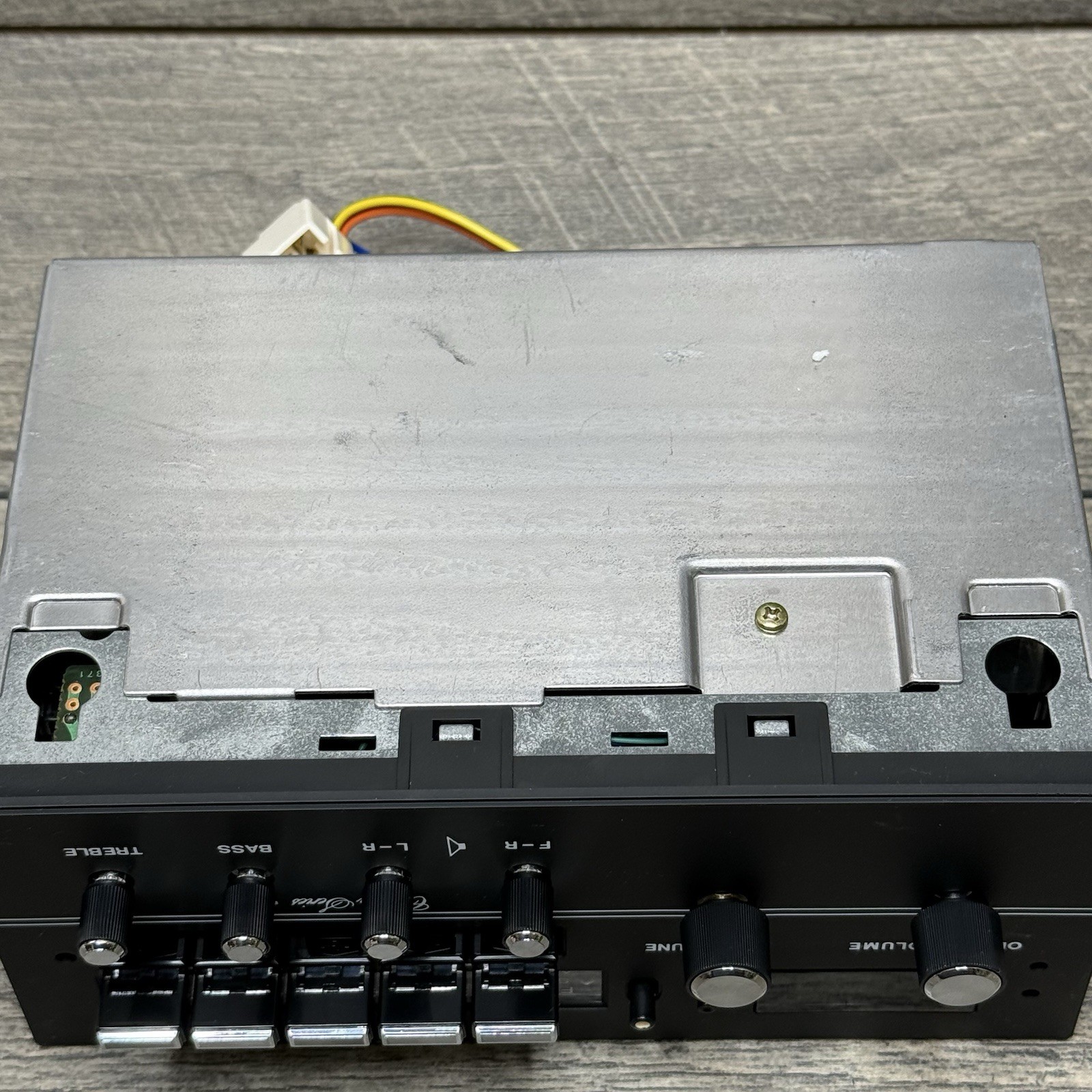 ARA Manufacturing Push Button Car Stereo AM FM Radio Black JMX12 NOS / UNTESTED