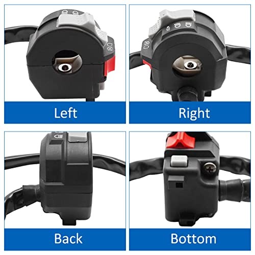 Control Switch Engine Start Run Off Headlight for Yamaha Grizzly 600 Kodiak