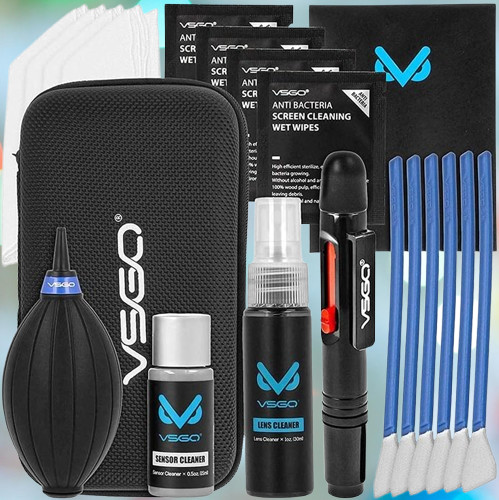 VSGO All-in-One Camera Cleaning Kit for APS-C Sensor Cameras Compatible with