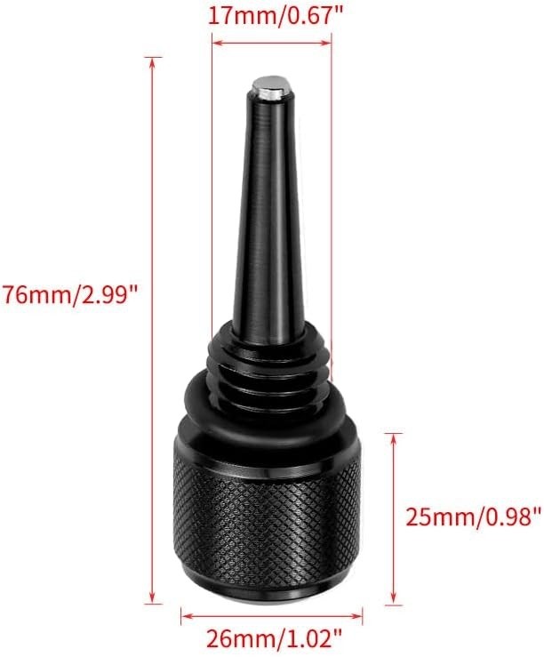 Black Alloy Magnetic Oil Dipstick for Predator 212 Coleman 196cc Ghost 224cc