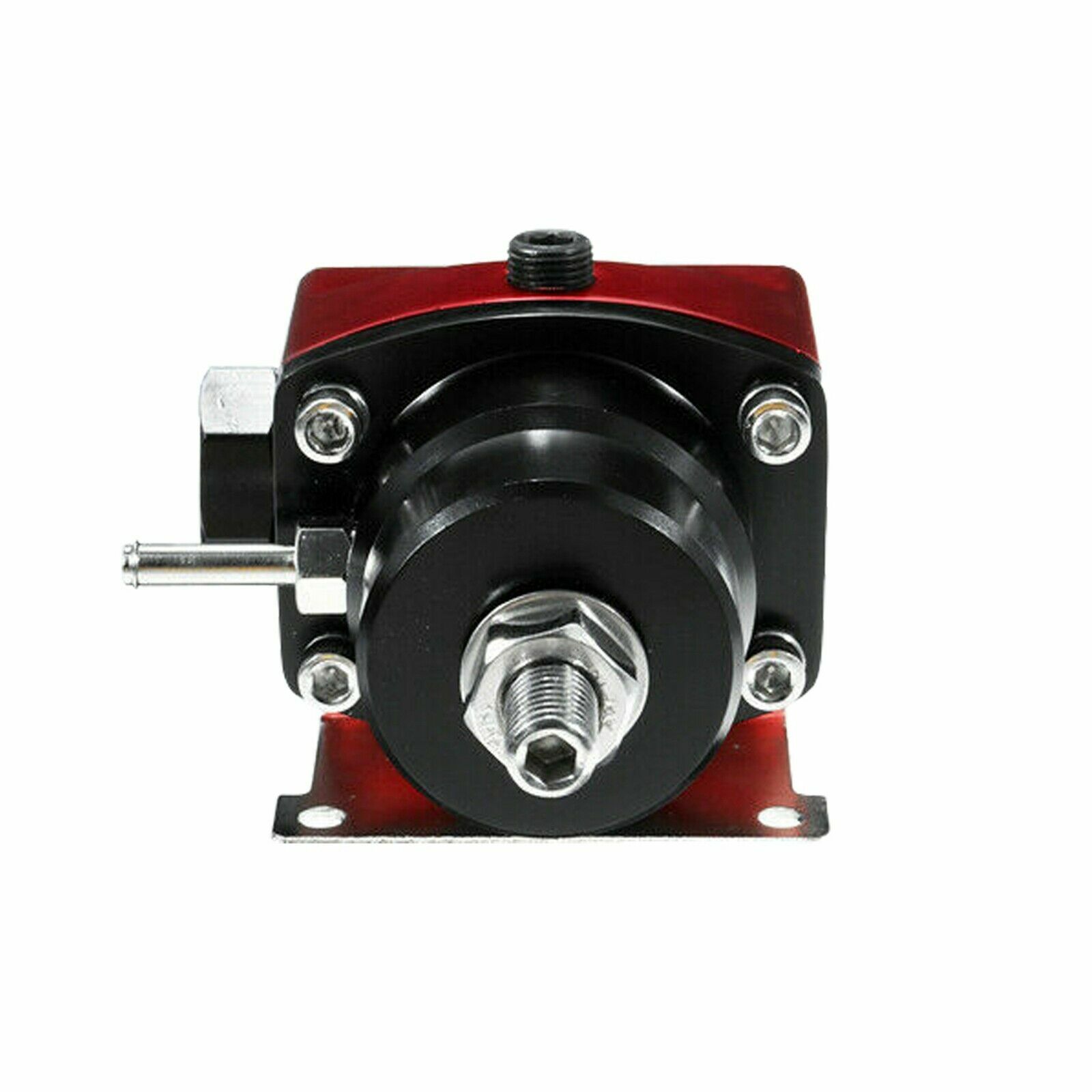 LokoCar Adjustable Fuel Pressure Regulator Kit Oil 0-100psi Gauge -6AN Black Red