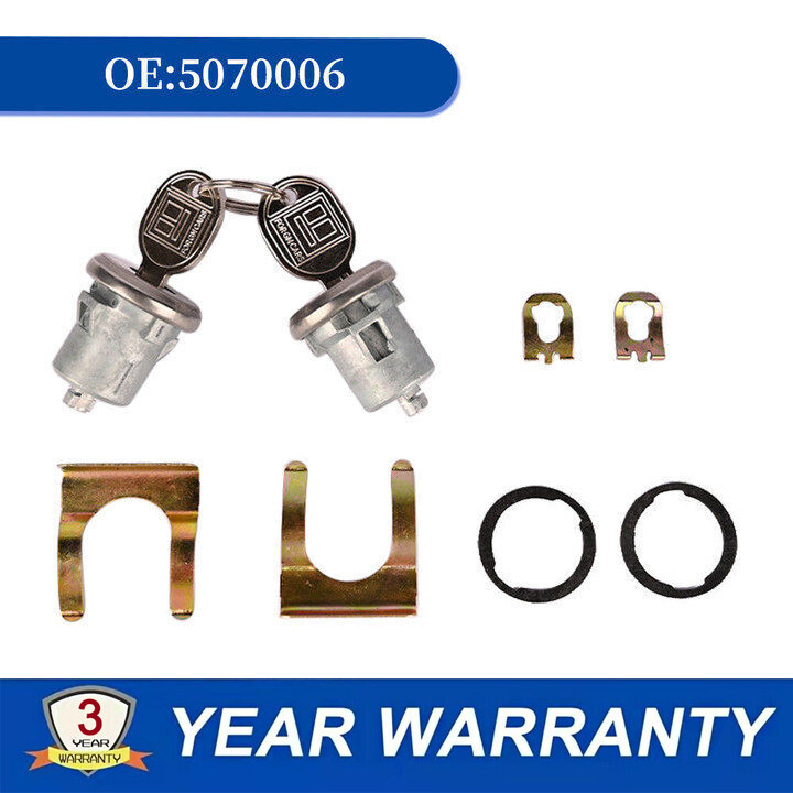 NEW Pair（2）Door Lock Cylinder Set For Chevy Chevrolet GMC Truck SUV Oldsmobile