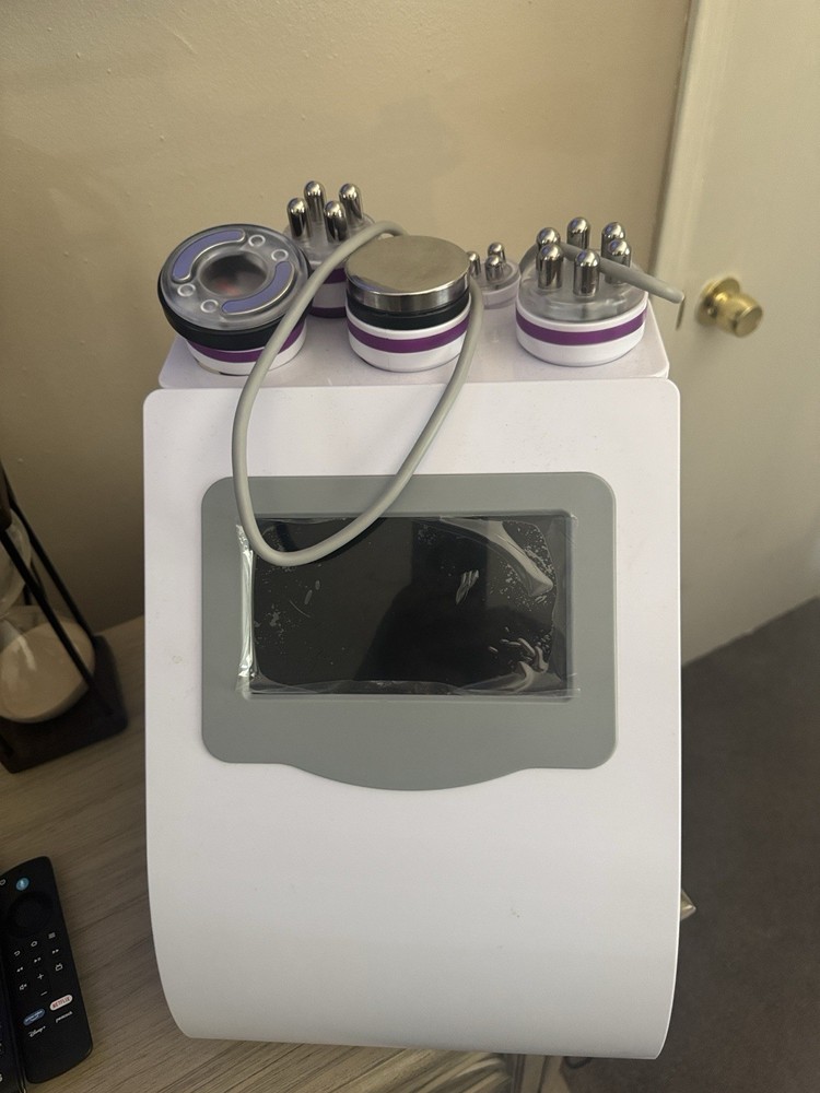 Multi-Function Adjustable Facial Machine White Gray Purple for Face