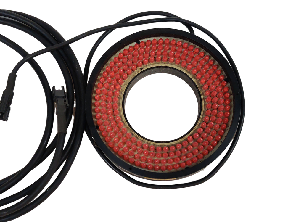 Keyence CA-DRR10F Machine Vision Illumination Red Light Ring w/ 2 Cable CA-D2