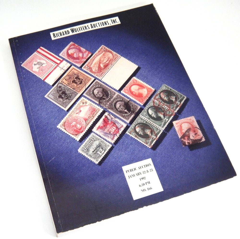 Wolffers Stamp Auction Catalog 1992 Covers Provisionals Carrier Local Confederat